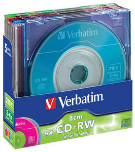 Buy CD-RW 8cm Colour 4x | CD Recordable & Rewritable Discs | Verbatim ...