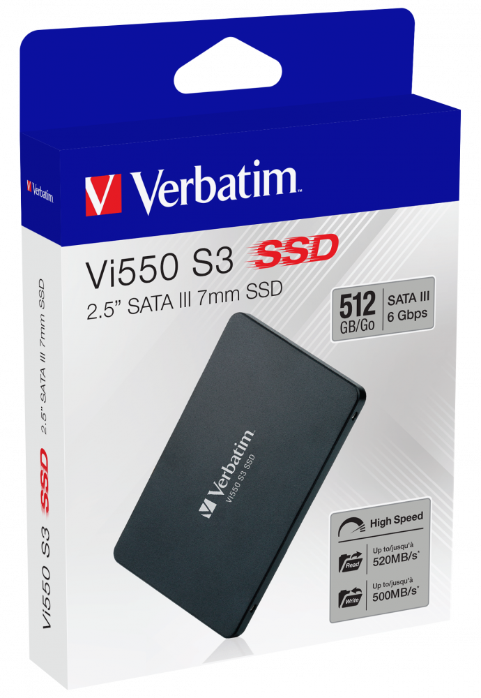 Smartdisk by Verbatim, disque dur 3.2, 500 Go, noir