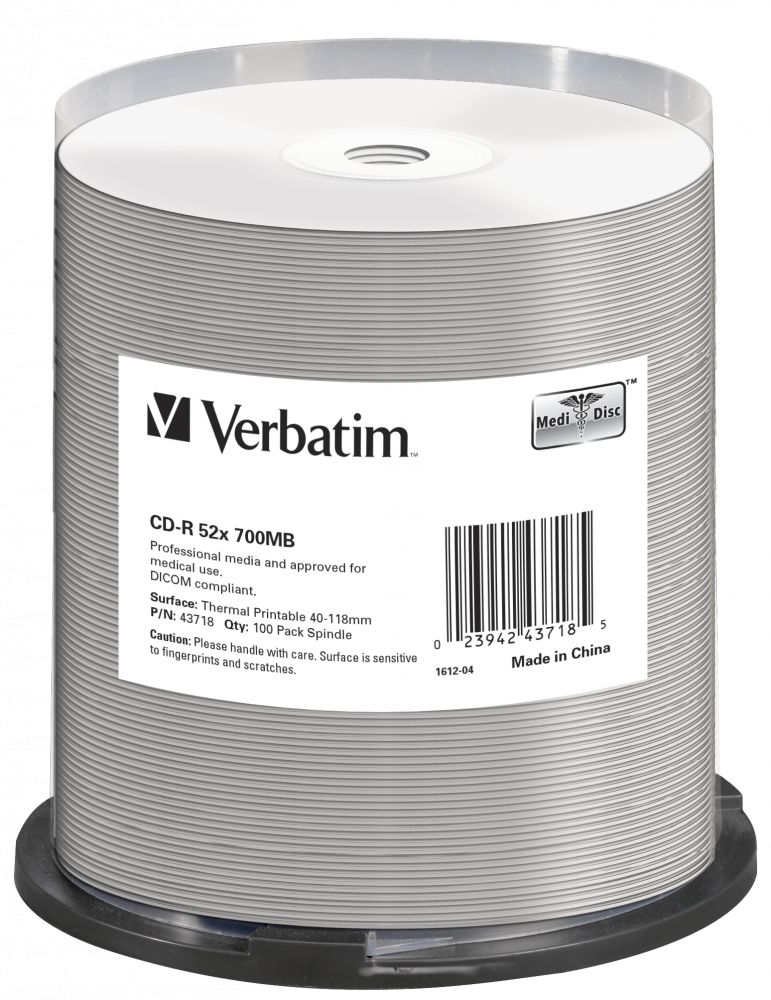 Buy Thermal Printable CD R CD R Thermal Printable Verbatim Online Shop