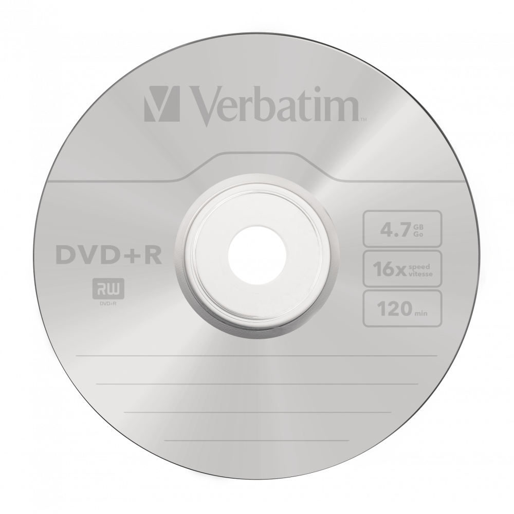 Buy DVD+R Matt Silver | Verbatim DVD Recordable & Rewritable Discs ...