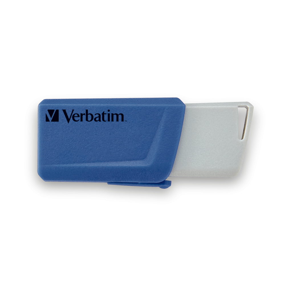 Clé USB 3.2 Verbatim 32 Go, Store'n'Click, rouge-bleu Type-A, (R) 80 Mo/s,  (W) 25 Mo/s, blister de vente au détail (paquet de 3), Clés USB, Cartes  mémoires