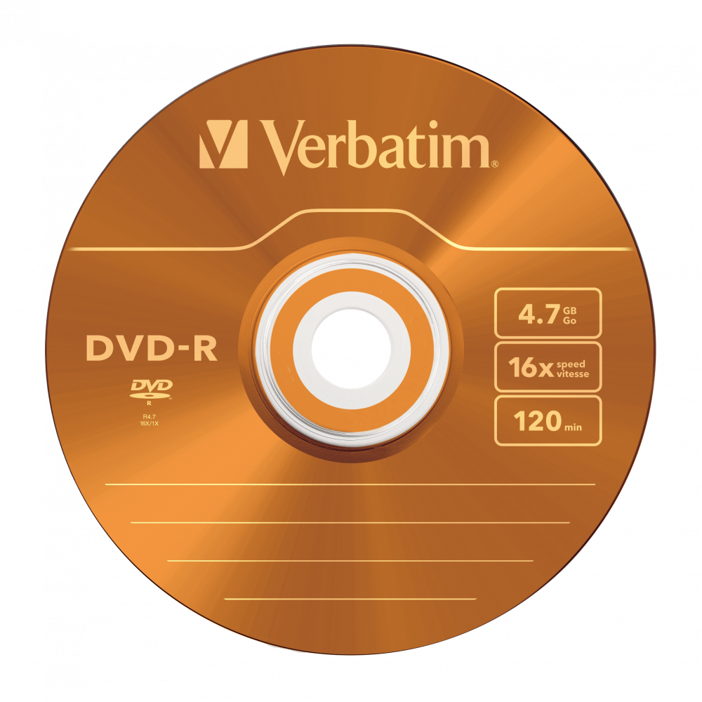 Buy DVD-R Colour | Verbatim DVD Recordable & Rewritable Discs