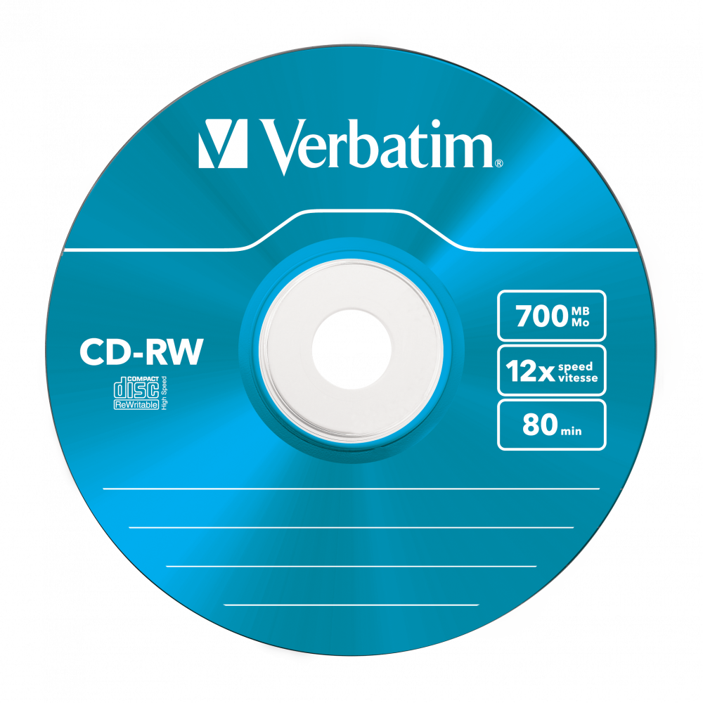 Buy CD-RW 8cm Colour 12x | CD Recordable & Rewritable Discs | Verbatim ...