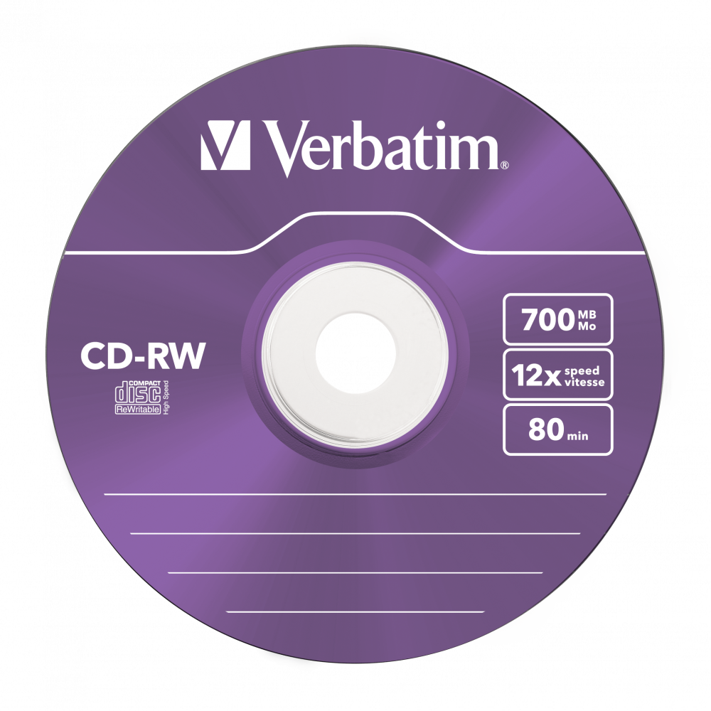 CD-RW Colour 12x | CD | Verbatim Online Shop