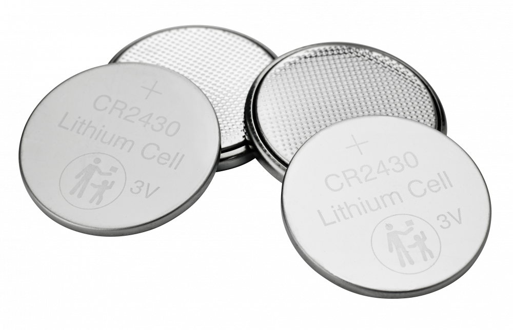 Pile au lithium CR2430 3V (pack de 4), Piles bouton au lithium