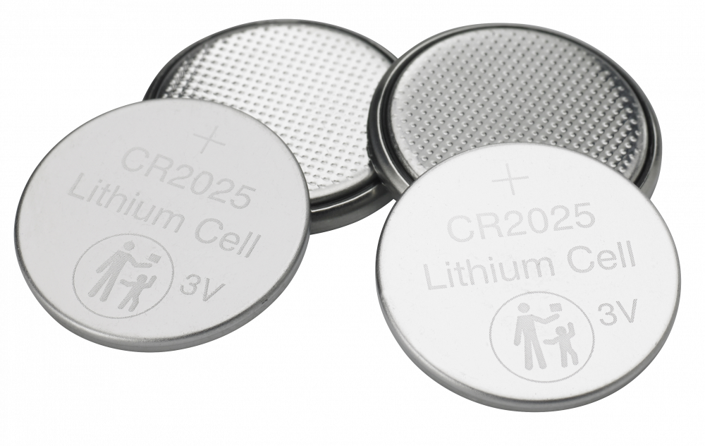 Pile au lithium CR2025 3V (pack de 4)