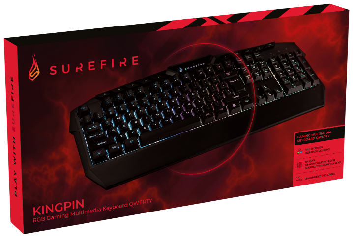 SureFire KingPin M1 - clavier - 60% - AZERTY - Français - 48717