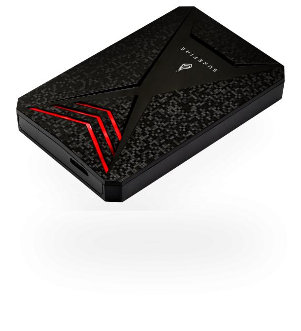 SureFire Gaming Bunker SSD 512GB | Storage for PC + console | SureFire