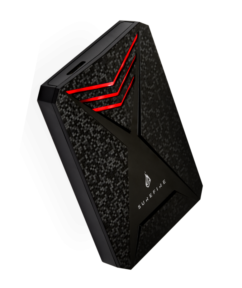 SureFire Gaming Bunker SSD 512GB | Storage for PC + console | SureFire