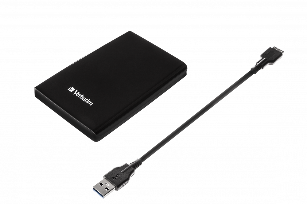 Disque dur externe Verbatim USB 3.0 500 Go noir + Etuit (53029) à 620,00  MAD -  MAROC