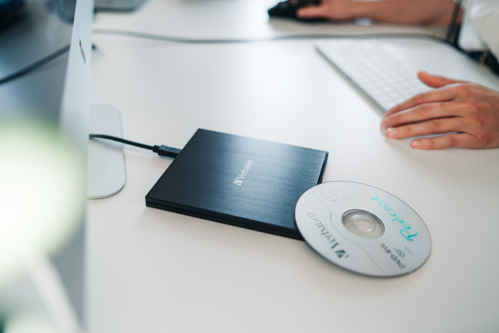 Lecteur & Graveur de DVD/CD externe USB 3.1 Type C - Noir - Trademos