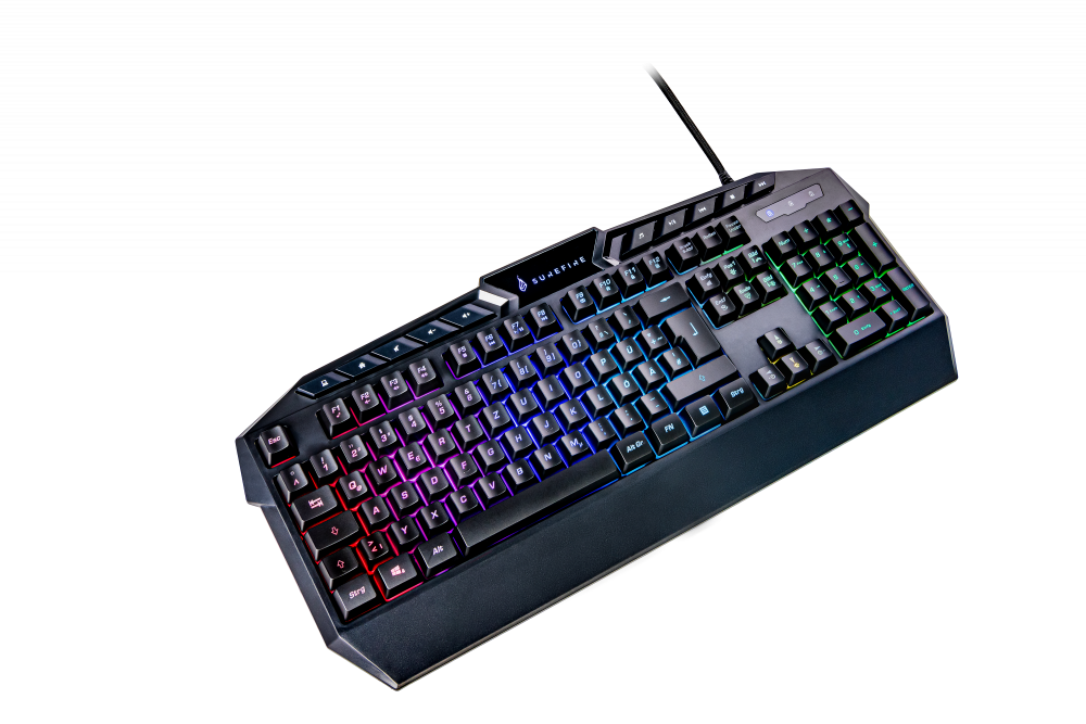 Gaming Keyboard Qwertz German Layout Rgb Multimedia Surefire