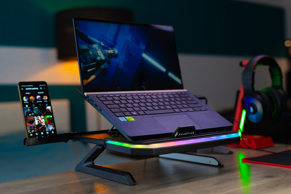 Rgb laptop stand new arrivals