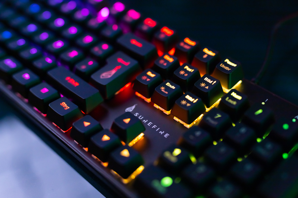 Kingpin RGB Multimedia Gaming Keyboard QWERTY