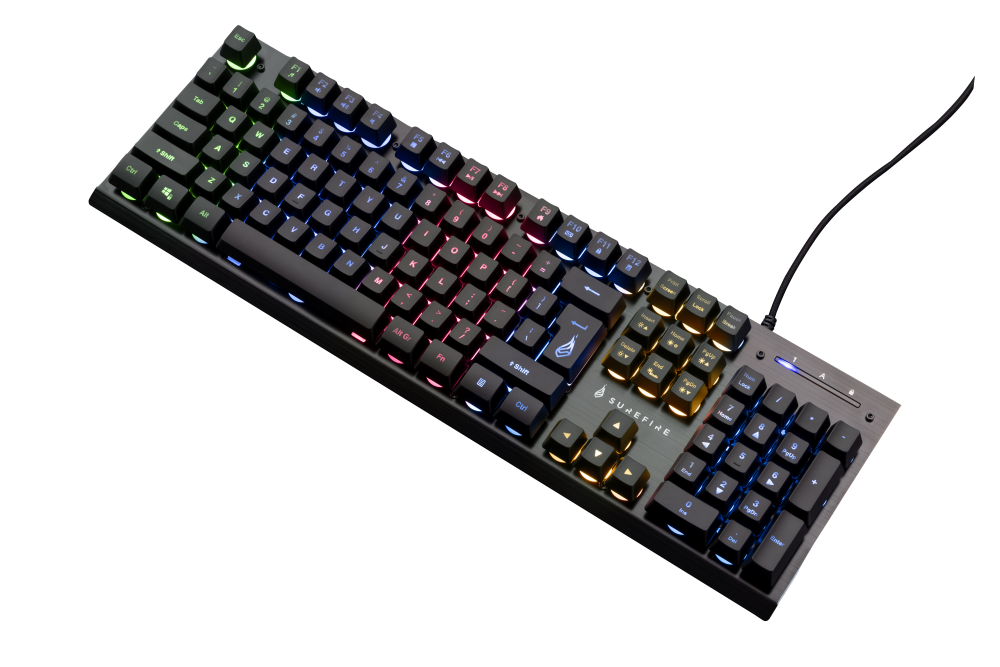 SureFire Kingpin X2 Metal Gaming Keyboard with RGB - 3DJake International